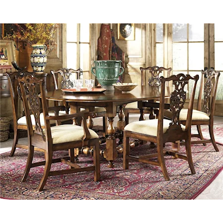 Oval Dining Table & Chair Set